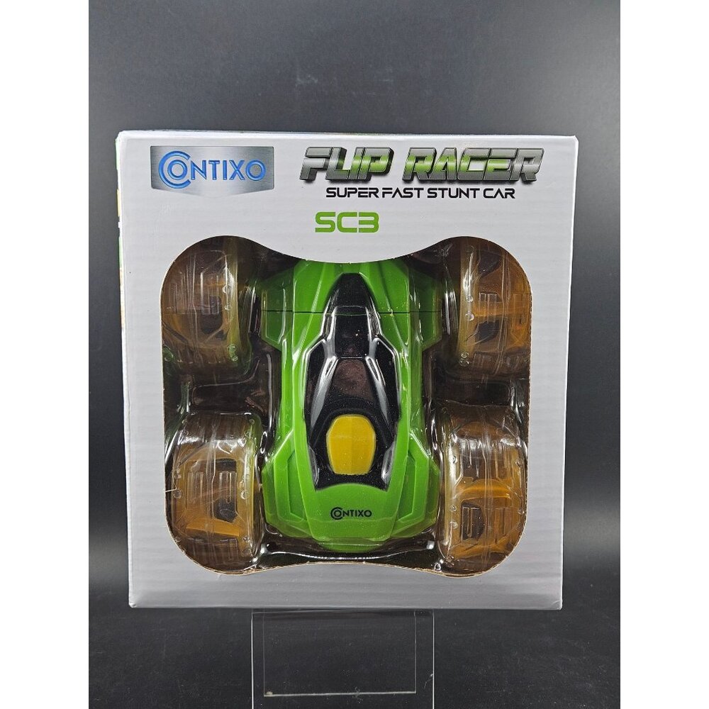 Contixo Flip Racer SC3 Remote Control Stunt Car With Flashing LEDs & Shock-Proof